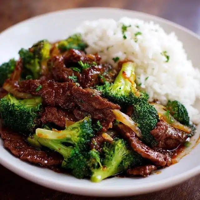 Delicious homemade beef with broccoli, better than takeout