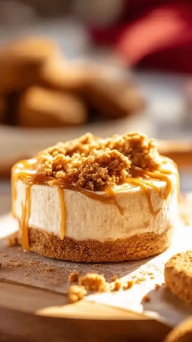 Delicious Biscoff Cookie Delight Crunch Bliss dessert on a plate