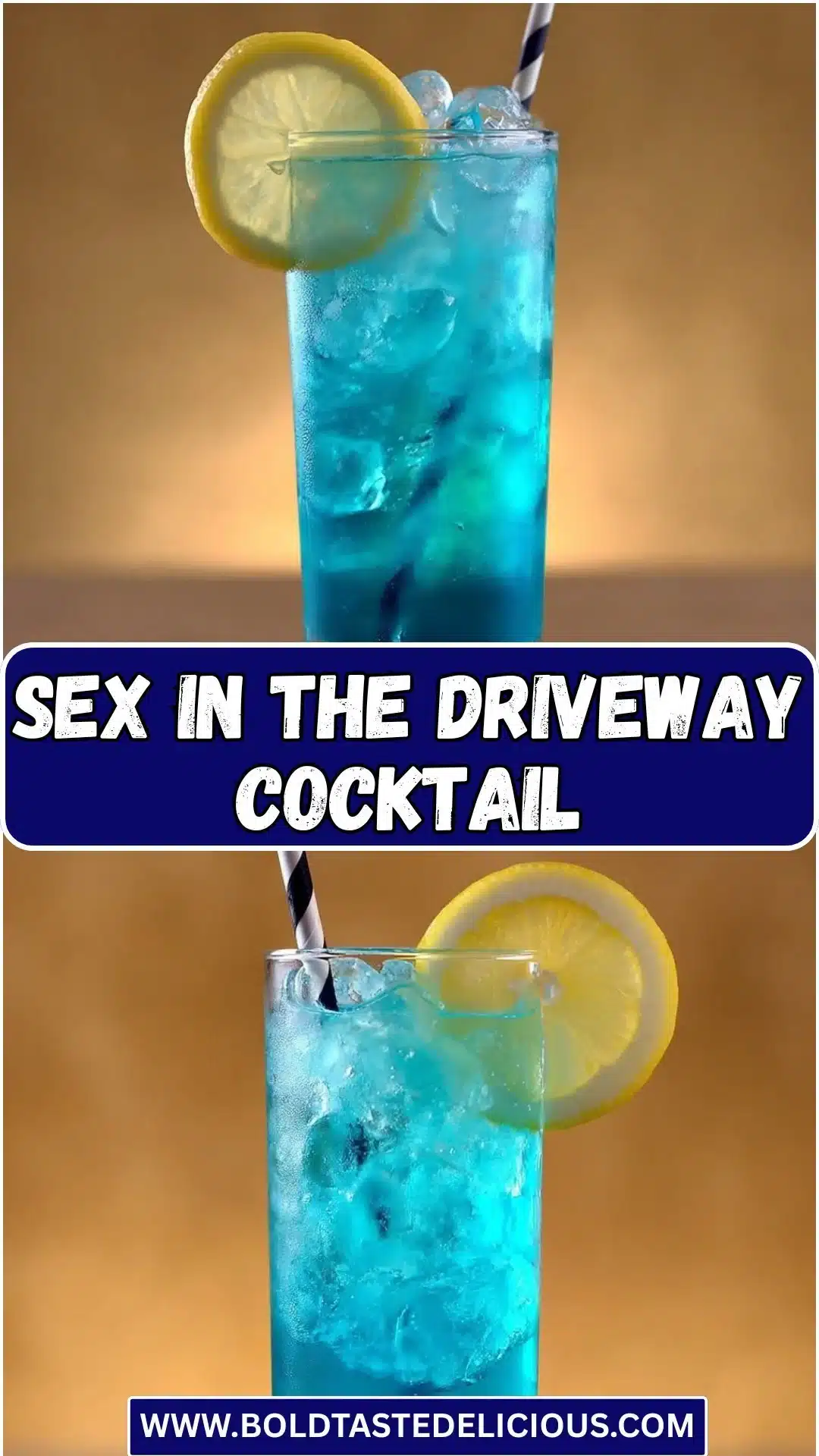 Sex in the Driveway Cocktail served in a stylish glass with vibrant garnishes