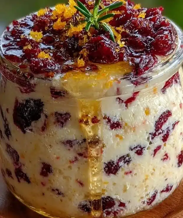 Delicious homemade Cranberry Honey Butter spread on toast