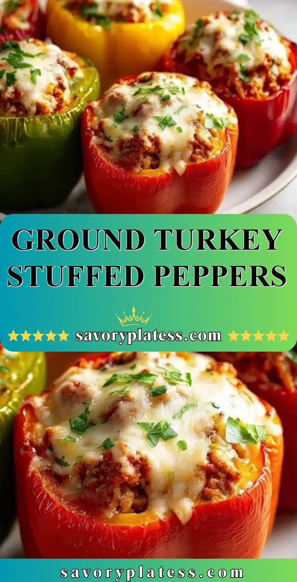 Ground Turkey Stuffed Peppers recipe for a healthy and flavorful meal