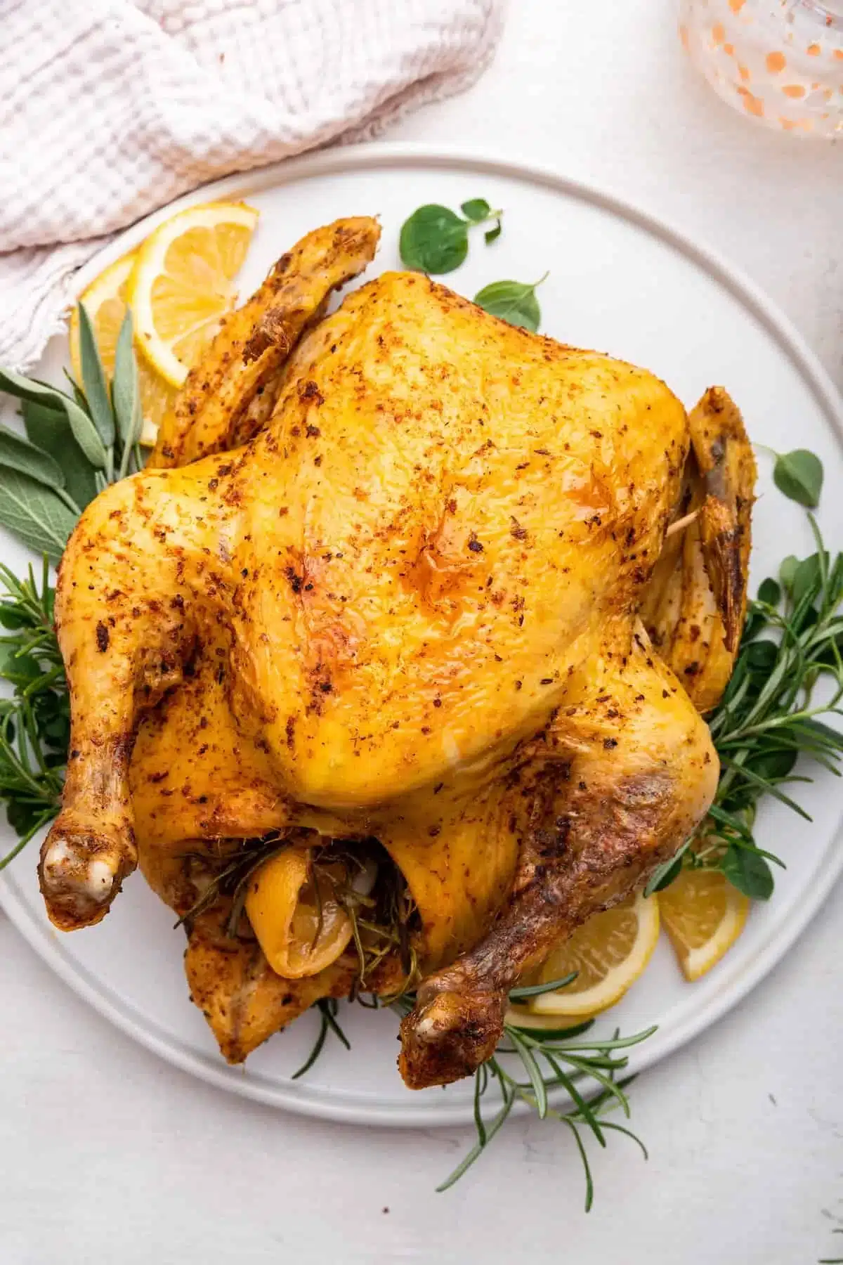 Instant Pot Whole Chicken 2 Delicious Instant Pot whole chicken ready to be served for dinner.