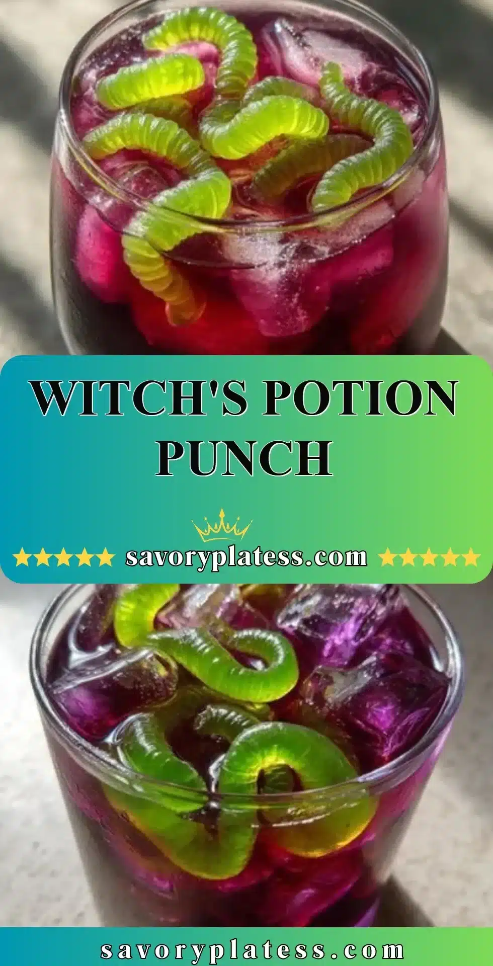 A spooky Witch's Potion Punch in a cauldron for Halloween celebrations.
