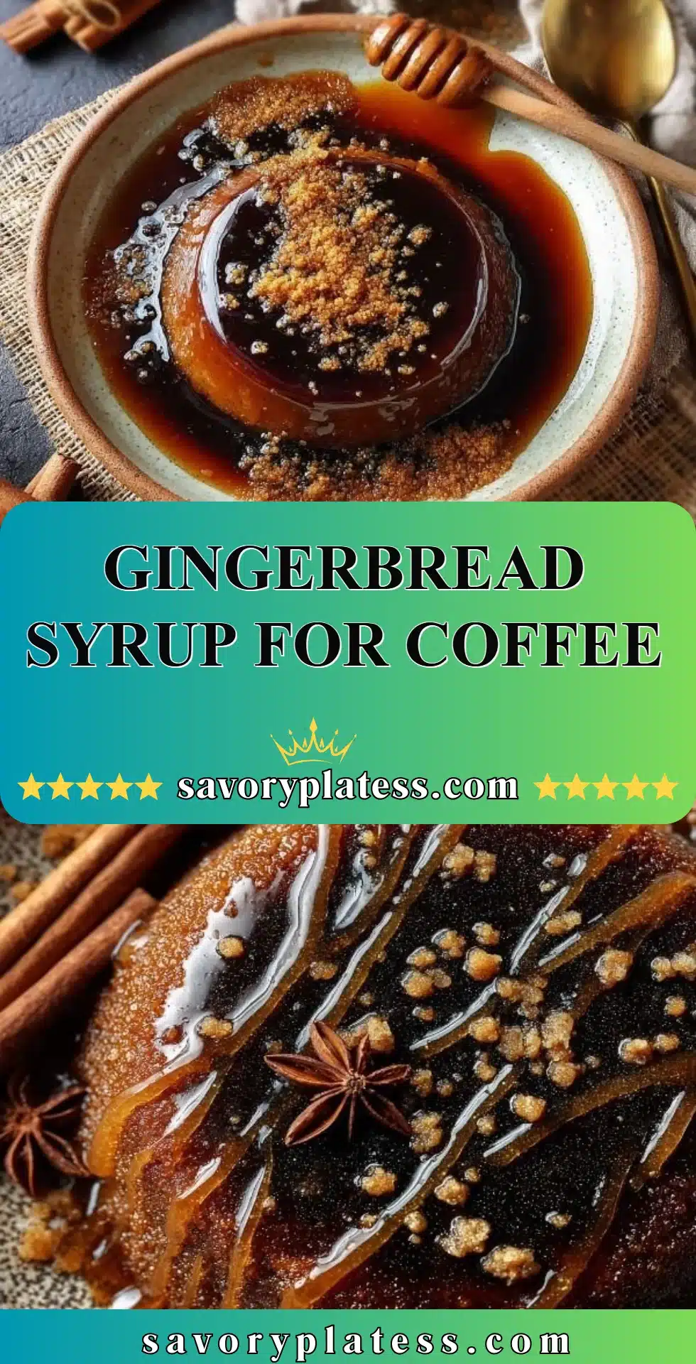 Gingerbread Syrup for Coffee 2 Delicious gingerbread syrup for enhancing coffee flavor