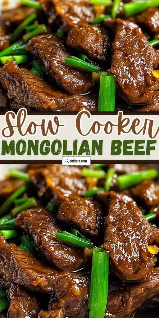 Savory Slow Cooker Mongolian Beef for Effortless Weeknight Dinners 2 Delicious slow cooker Mongolian beef served over rice with vegetables